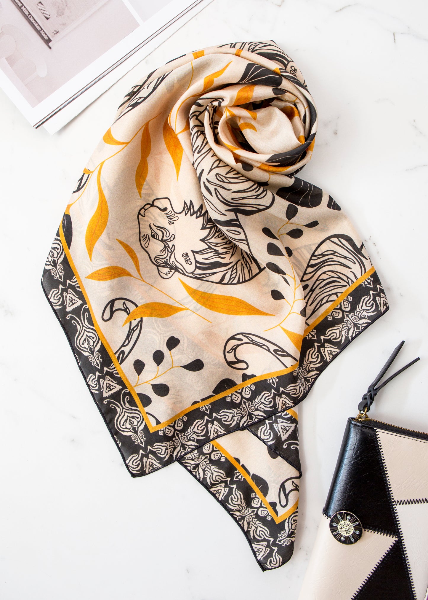 Tiger Tiger Silk Scarf