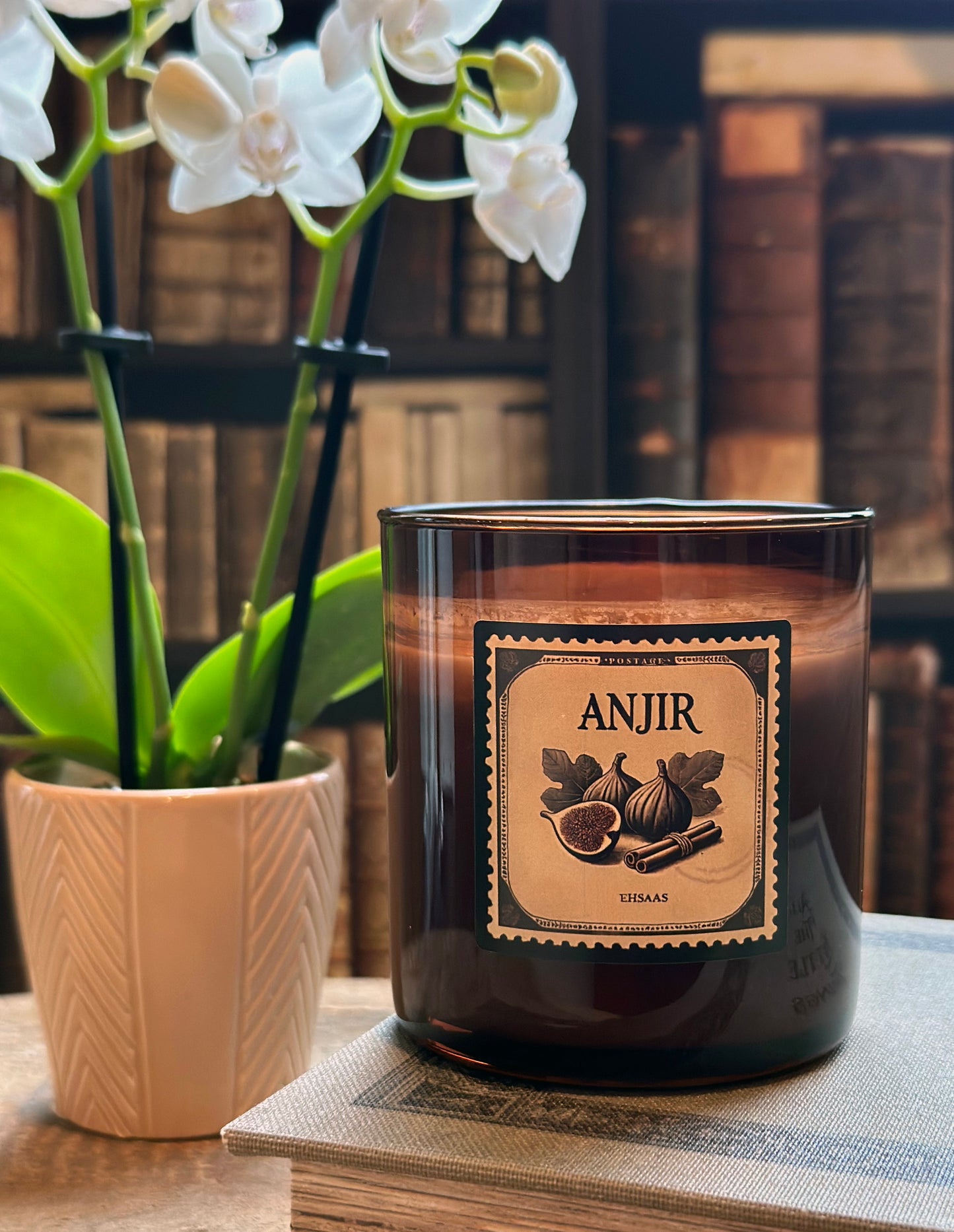 Anjir Candle – Fig, Cinnamon & Spice Soy Candle by Ehsaas