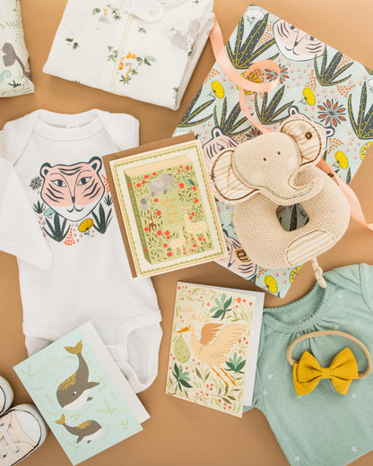 Jungle Welcome for Baby Greeting Card
