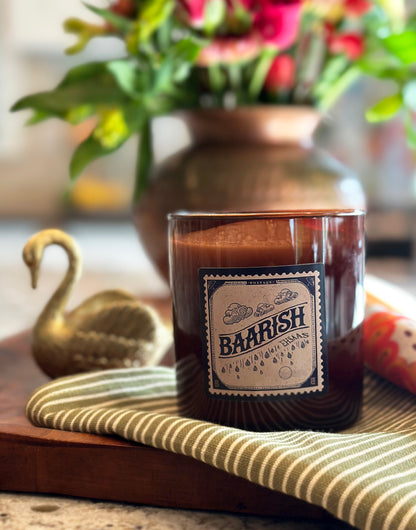 Baarish Candle – Rain-Inspired Soy Candle by Ehsaas