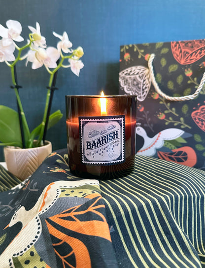 Blooming Birds Kitchen Gift Set with Rain Candle – Holiday Home Gift Bundle