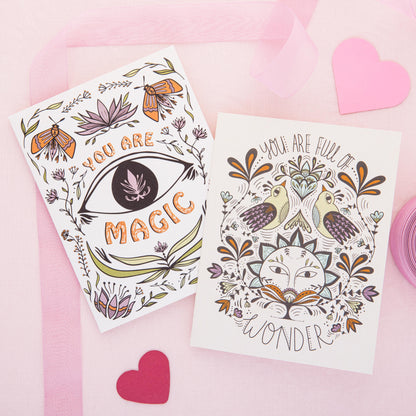 Full of Wonder Greeting Card