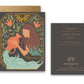 The Aquarius Zodiac Garden Gold Foil Greeting Card