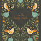 Happy Couple Birds and Flowers Card – Perfect for Weddings, Engagements, and Newlyweds