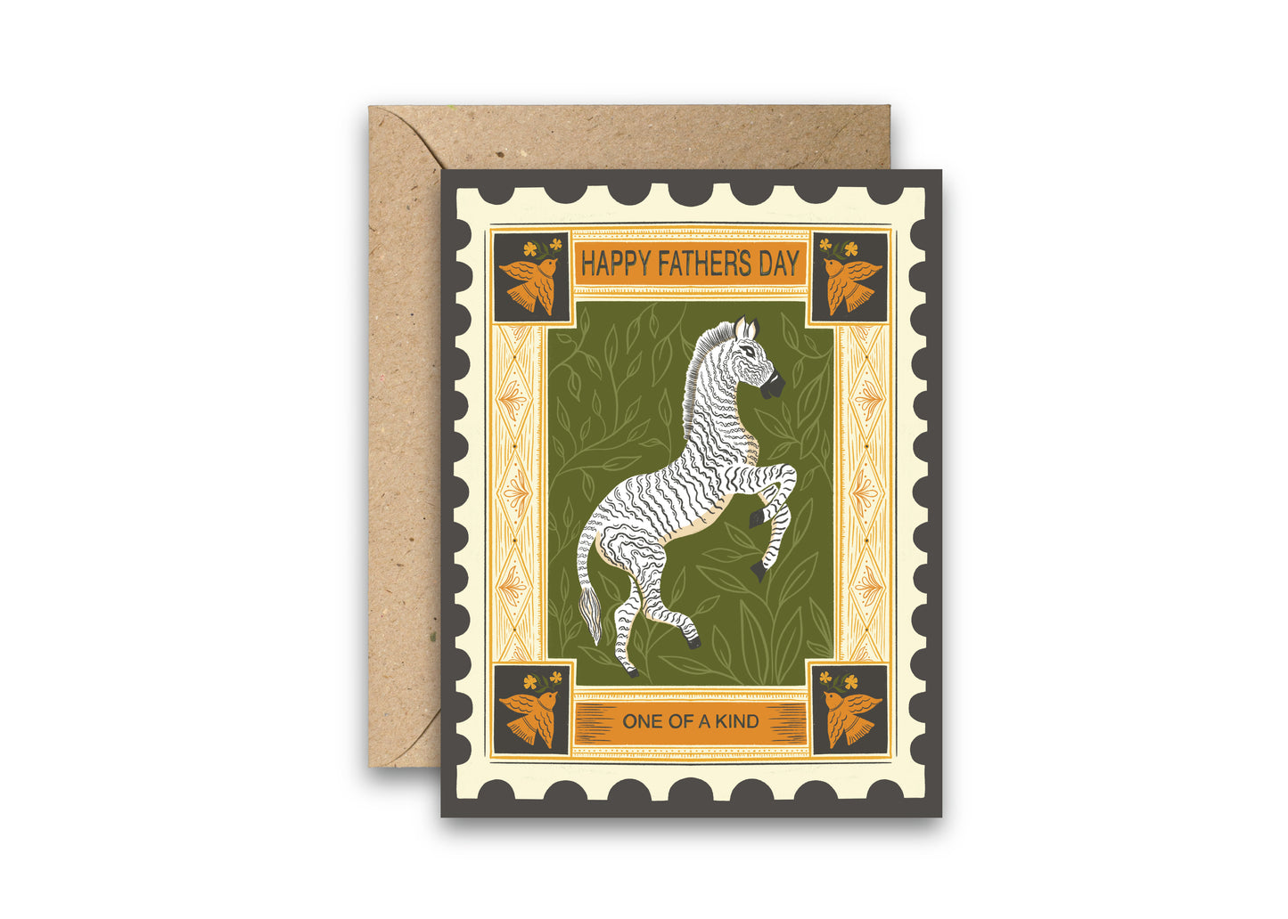 Zebra One of a Kind – Father’s Day Greeting Card