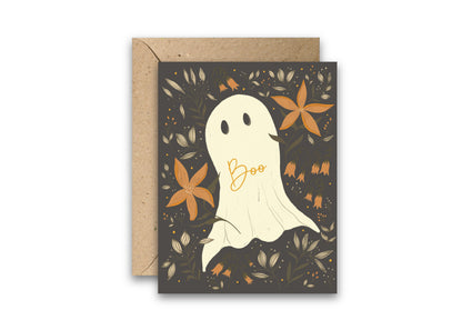 Halloween Ghosts Card | Whimsical Boo Card