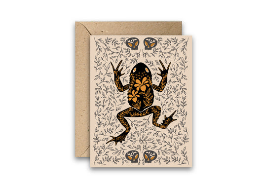 Toad Dark Omens Greeting Card