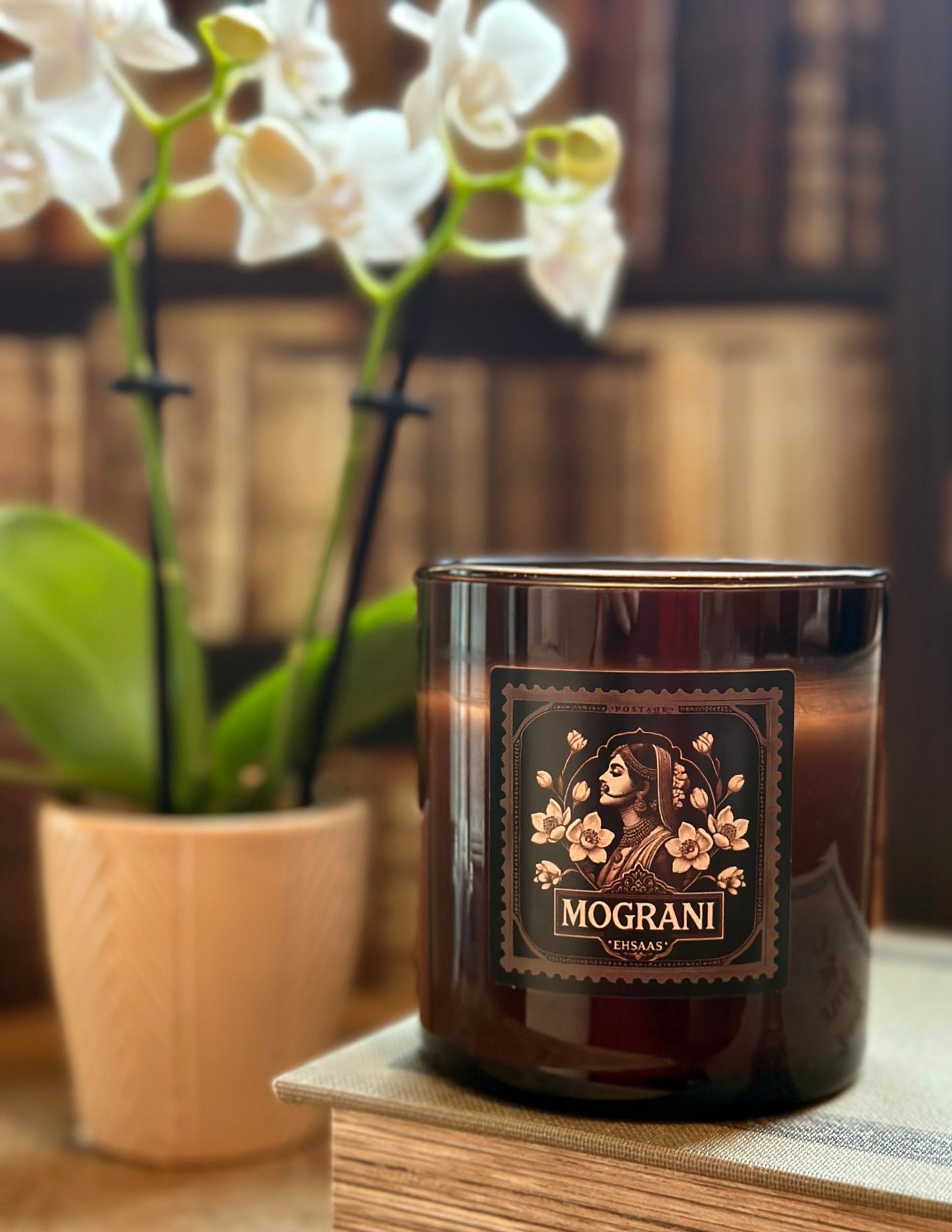 Mograni Candle – Indian Jasmine Soy Candle by Ehsaas