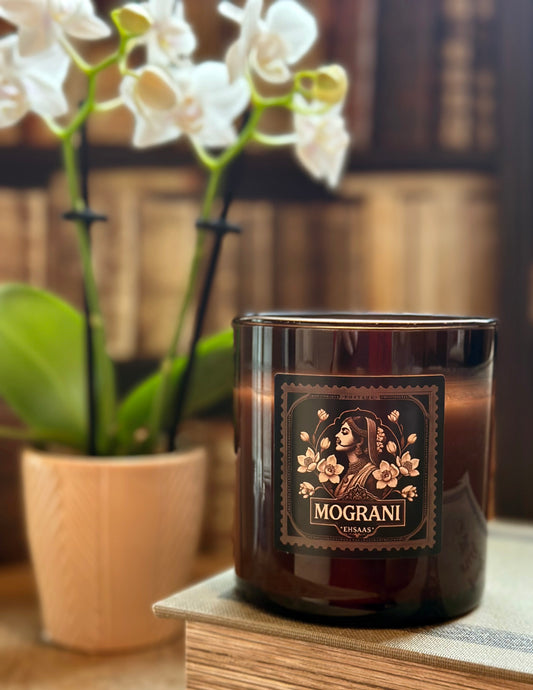 Mograni Candle – Indian Jasmine Soy Candle by Ehsaas