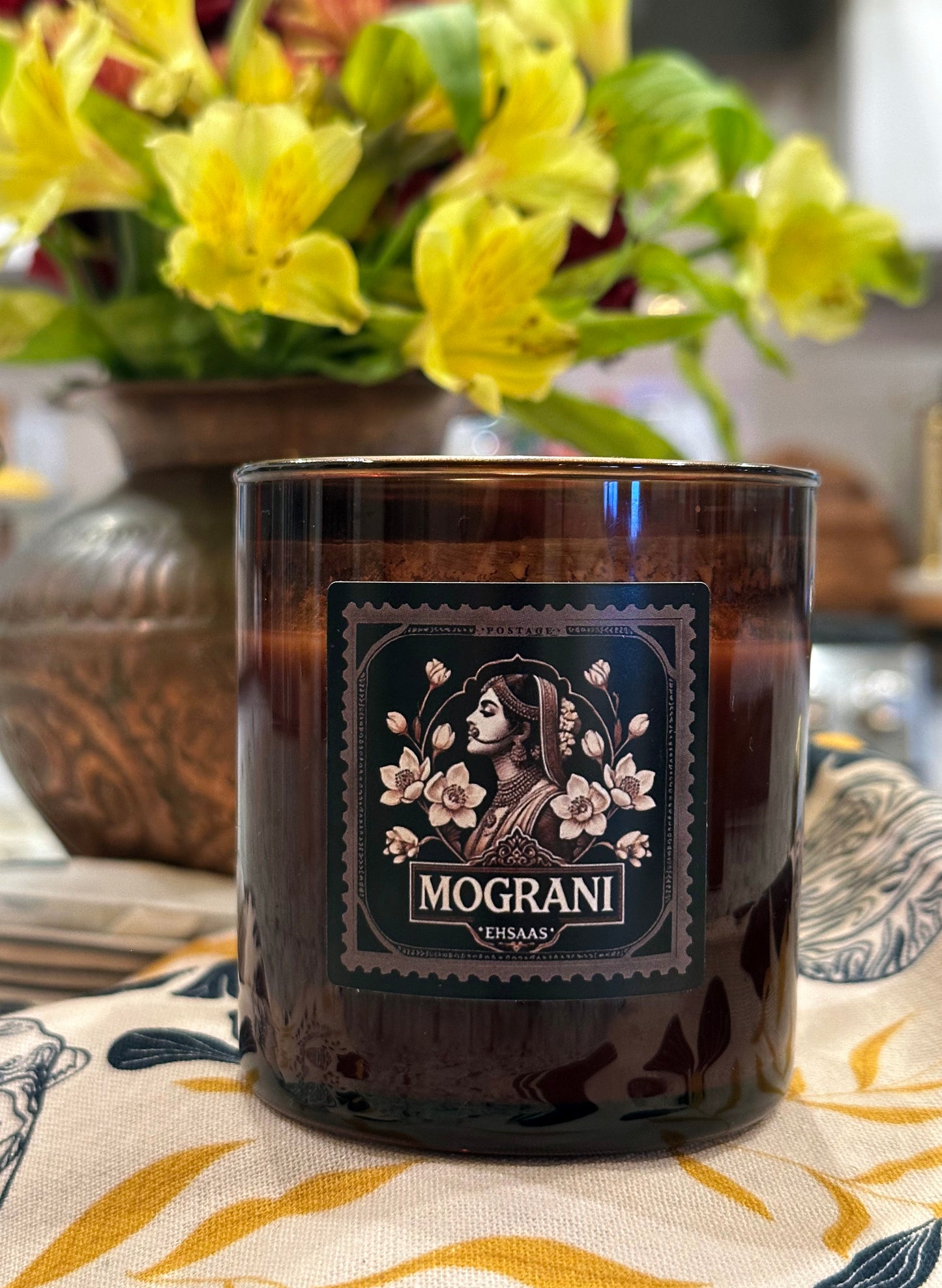 Mograni Candle – Indian Jasmine Soy Candle by Ehsaas