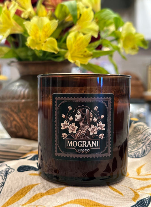 Mograni Candle – Indian Jasmine Soy Candle by Ehsaas
