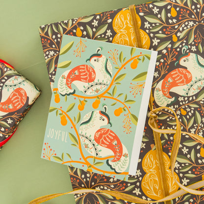 Partridge in a Pear Tree Greeting Card