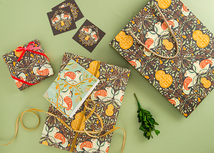Partridge in a Pear Tree Greeting Card