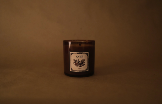 Ochre Garden Writing Gift Set with Anjir (Fig) Candle – Holiday Stationery Bundle