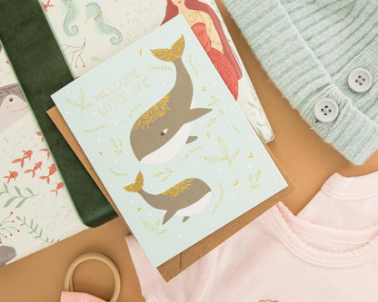 Welcome Little One Greeting Card