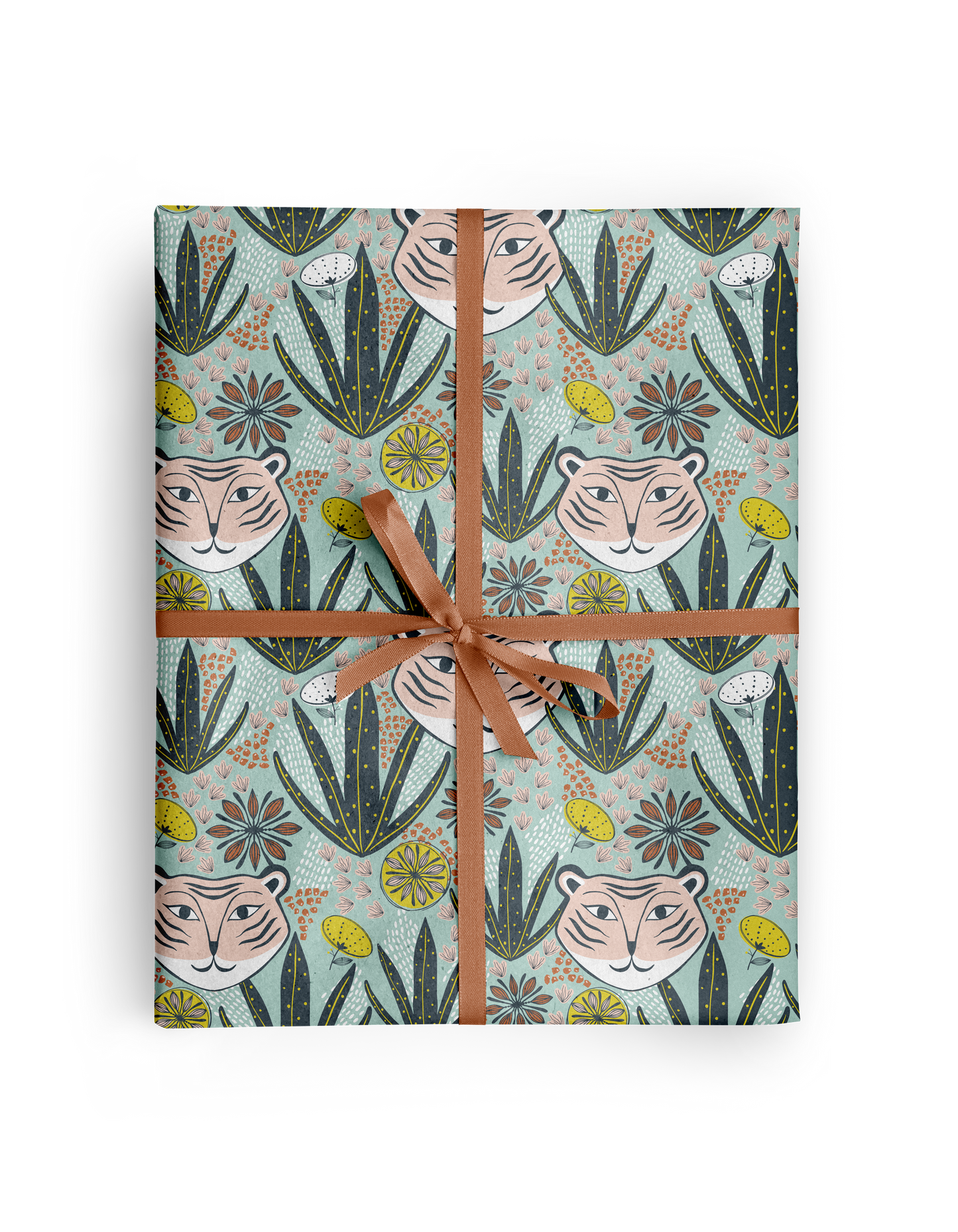 Mod Tiger Wrapping Paper