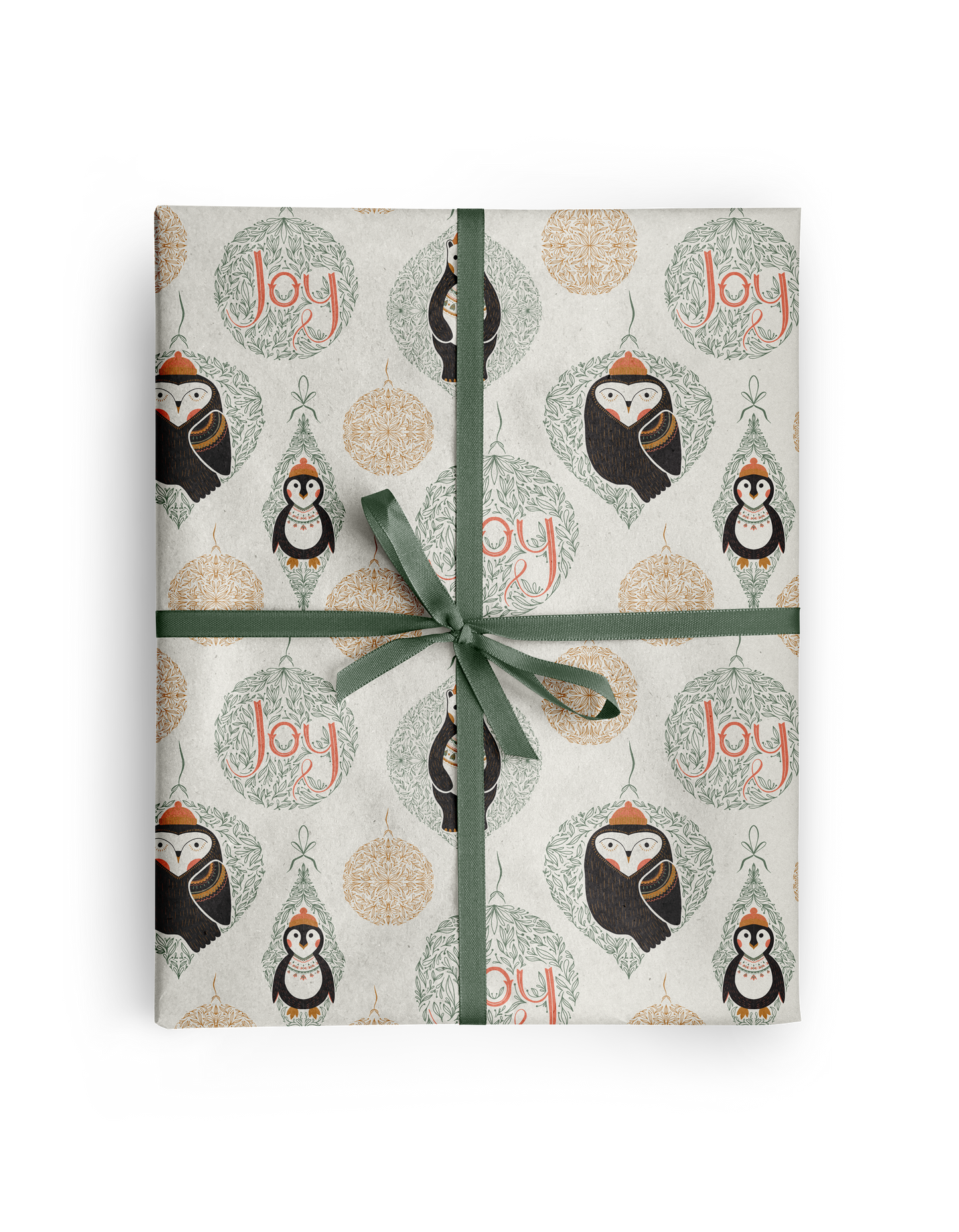 Joyful Holiday Friends Wrapping Paper