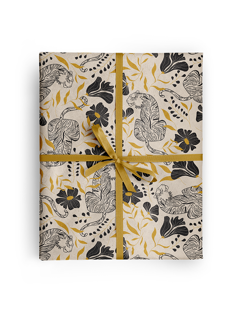 Tiger Jungle Wrapping Paper