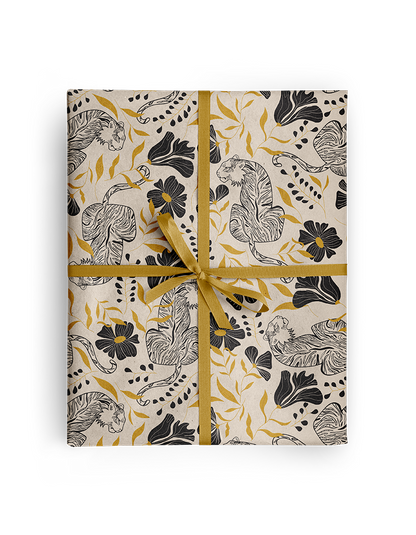Tiger Jungle Wrapping Paper