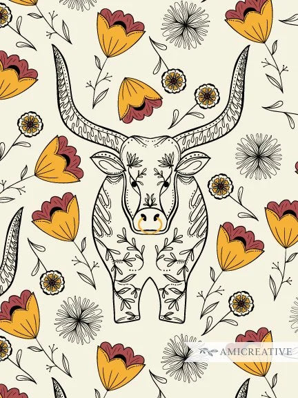 Animal illustration by Amita Nair