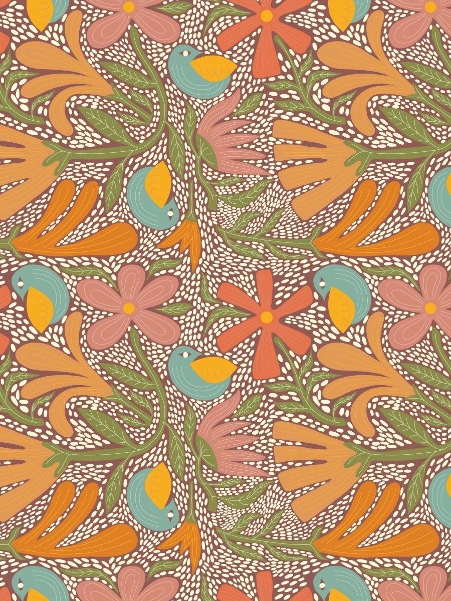 Floral illustration by Amita Nair