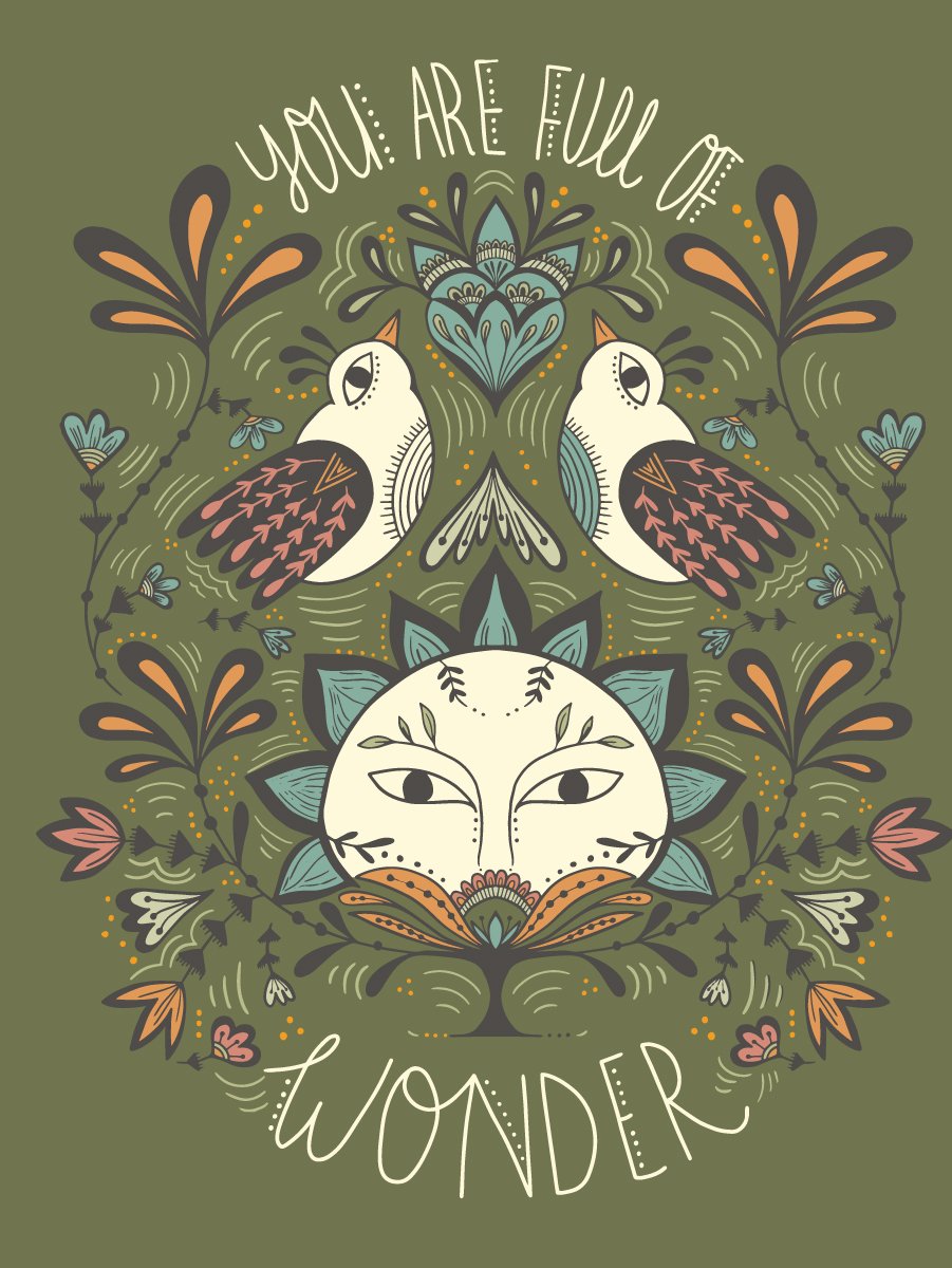 Hand lettering illustration by Amita Nair