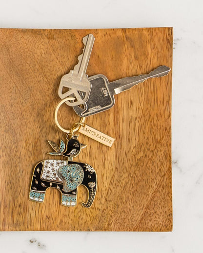 Old Friends Enamel Keychain