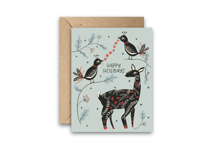 Winter Friends Greeting Card