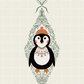 Holiday Penguin Greeting Card