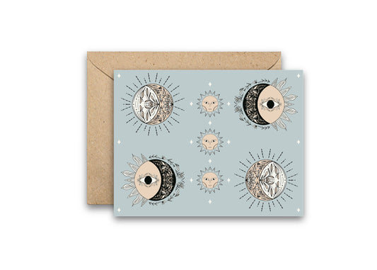 Celestial Bodies Greeting Card