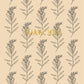 Thank You Ferns Gold Foil Greeting Card