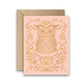 Owl Gold Foil Greeting Card