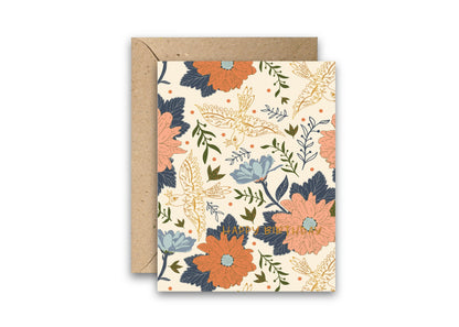 Happy Birthday Birds Gold Foil Greeting Card