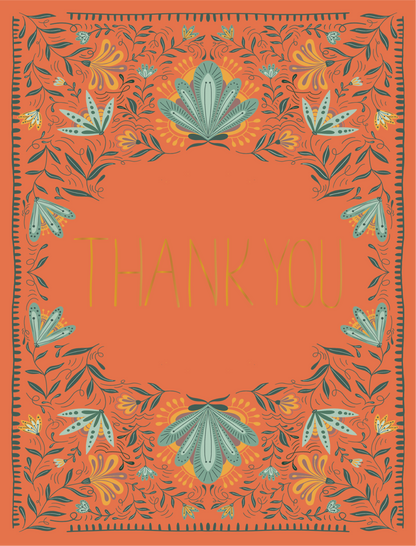 Thank You Sunny Blooms Greeting Card