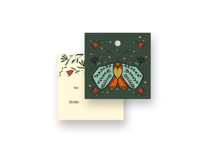 Gift Tag - Woodland Moth