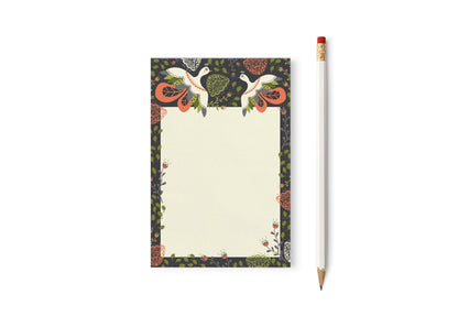 Blooming Birds Notepad 4" x 6"
