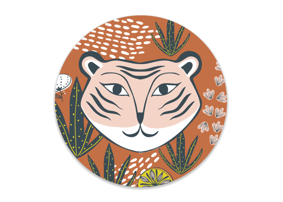 Mod Tiger Vinyl Sticker
