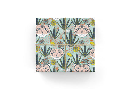 Mod Tiger Wrapping Paper