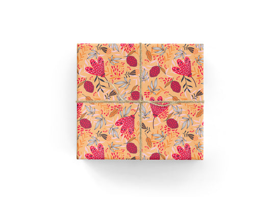 Winter Tropics Wrapping Paper