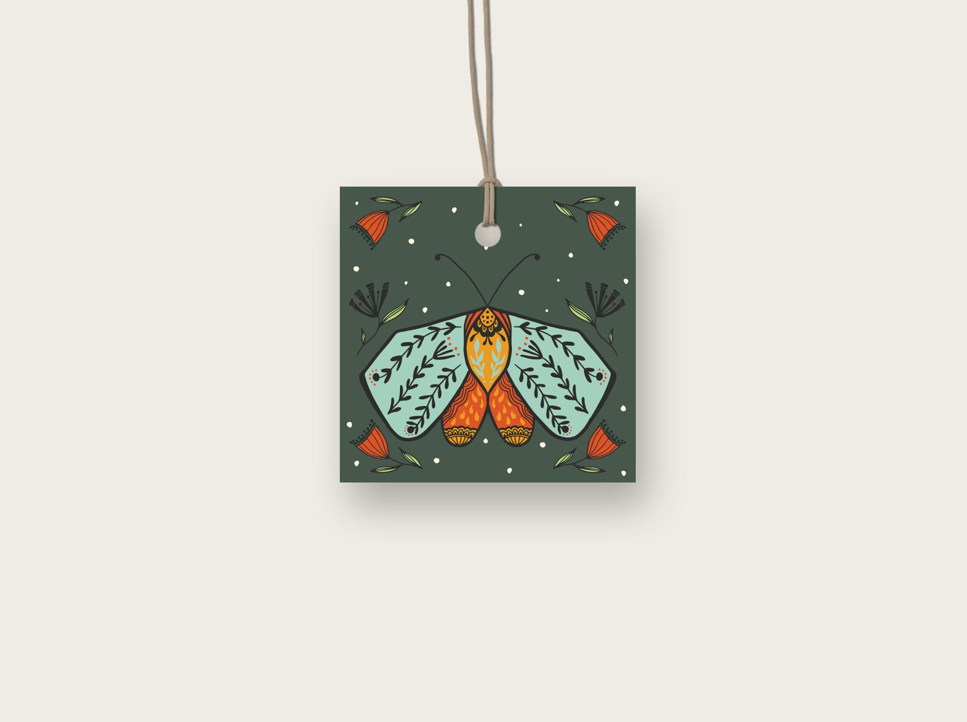 Woodland Moth Wrapping Paper – Amicreative