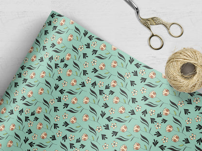 Tulip Fields Wrapping Paper