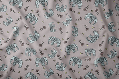 Blue Elephant Modal Scarf