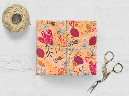 Winter Tropics Wrapping Paper