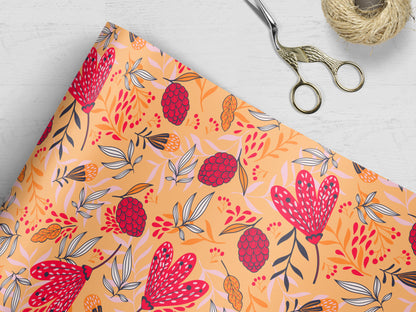 Winter Tropics Wrapping Paper